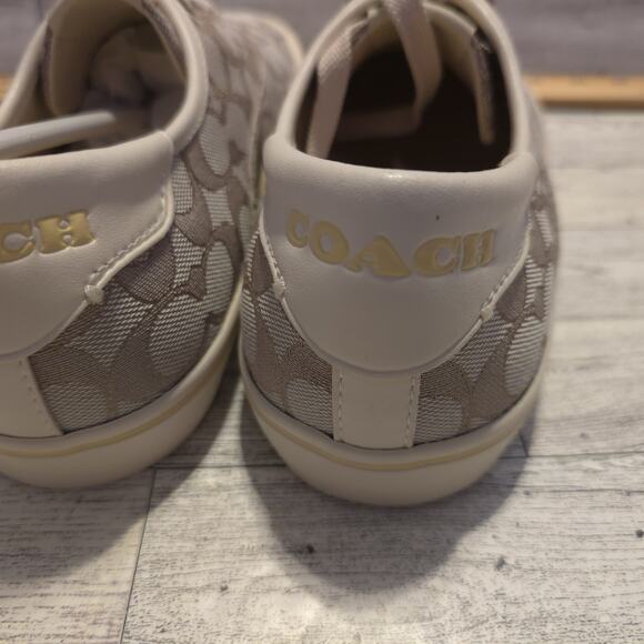 New Coach Women’s Citysole Skate Sneaker Stone / Chalk Sz 9.5 - Picture 5 of 10